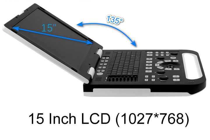 I-BN100 ILaptop B ye-Ultrasonic Scanner yenjongo yonyango lwezilwanyana 02 isikrini 15 intshi